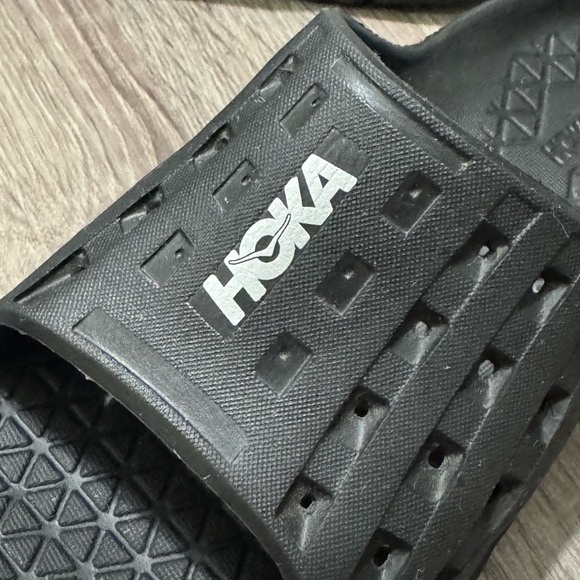Hoka Black Slide Sandals W6 - Picture 10 of 10